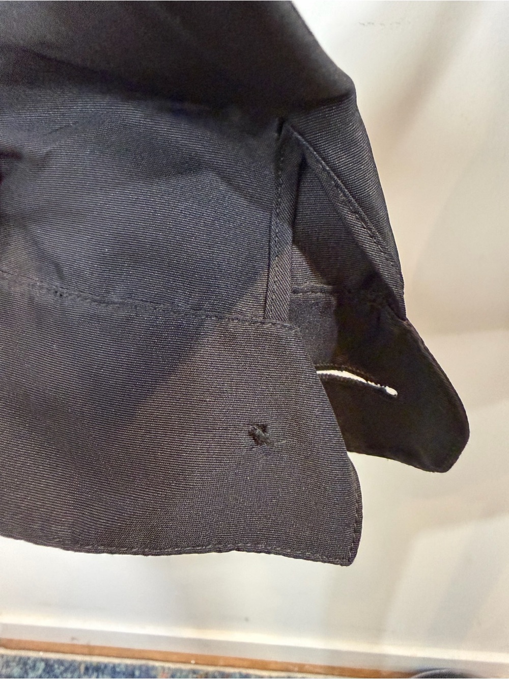 Vintage Valentino Boutique Black Silk Cropped Blazer Jacket Italy US Small - Picture 10 of 13
